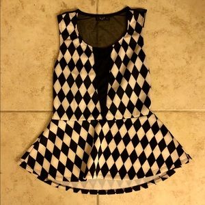 Cute checkered tank top
